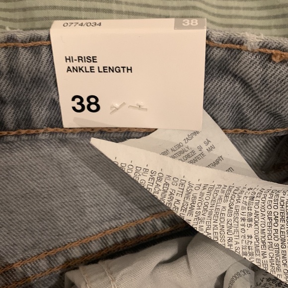 Washed out grey Zara hi-rise ankle length - Picture 5 of 6